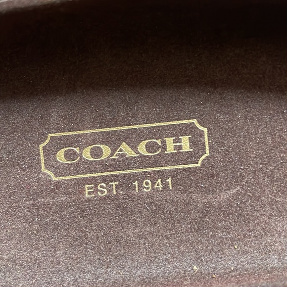 COACH Signature Print Hard Shell Sunglass Case - Picture 6 of 6